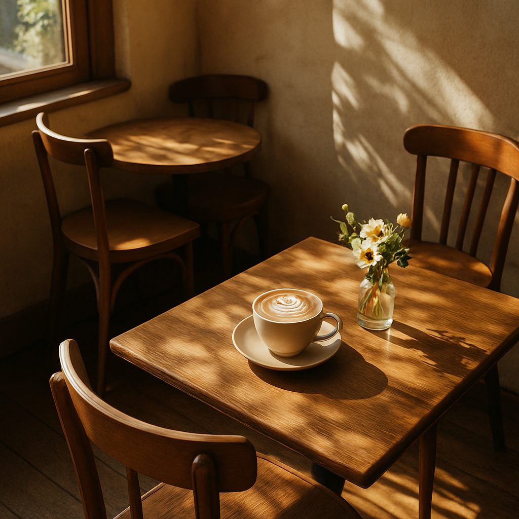 Inside Cafe Lumi — a cosy sunlit cafe corner in West Ryde